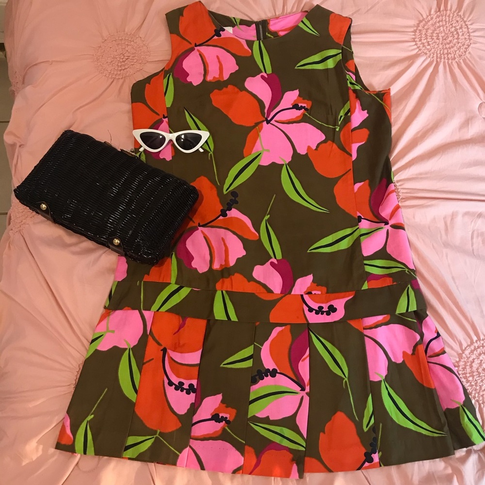 Vintage 1960s dropwaist dress